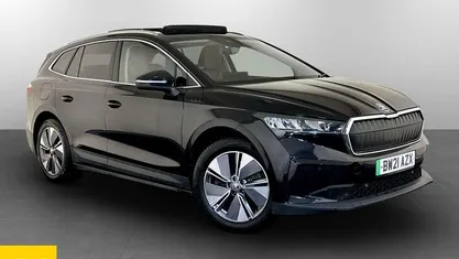 Black Used 2021 Skoda Enyaq iV ecoSuite SUV | £14,495 (Fair price)