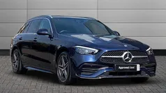 Blue Used 2022 Mercedes C300e AMG Line Premium Plus Estate | £34,295 (Fair price)