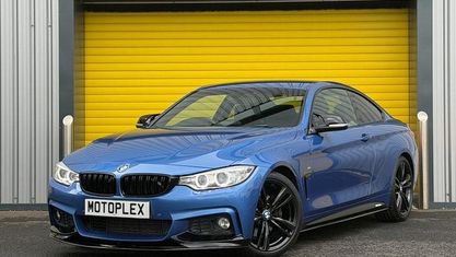 Begagnad BMW 430 M Sport 258 HK (189 kW) 2014 Blå Sportkupé