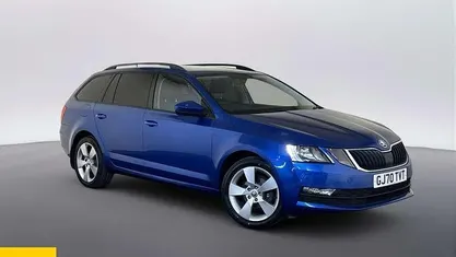 Used Skoda Octavia SE Drive 116 HP (85 kW) 2019 Blue Estate