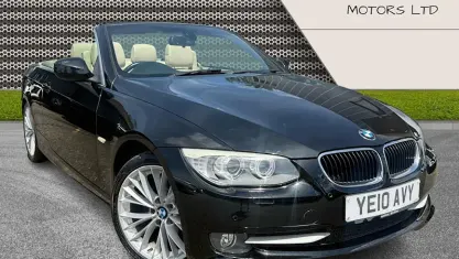 Used BMW 320 Cabriolet Luxury Line 170 HP (125 kW) 2010 Black Cabriolet