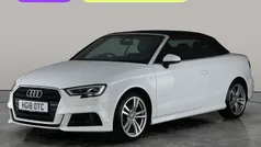 White Used 2018 Audi A3 Cabriolet S-Line Cabriolet | £16,331 (Fair price)