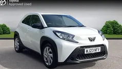 Pure white Used 2023 Toyota Aygo PURE Hatchback | £12,676 (Fair price)