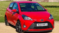 Red Used 2019 Toyota Yaris Hatchback | £10,990 (Fair price)