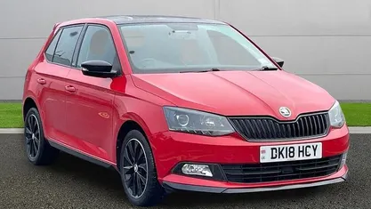 Used Skoda Fabia Monte Carlo 95 HP (69 kW) 2018 Red Hatchback