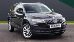 Black magic pearl effect Used 2022 Skoda Karoq SE L SUV | £17,300 (Fair price)