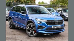 Race blue metallic Used 2023 Skoda Kodiaq vRS SUV | £36,500 (Fair price)