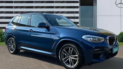 Used BMW X3 M Sport 190 HP (139 kW) 2021 Blue SUV