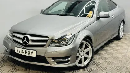 Used Mercedes C250 Sport Edition 204 HP (150 kW) 2014 Silver Coupe