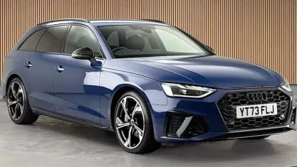 Used Audi A4 Black Edition 204 HP (150 kW) 2023 Ascari blue metallic Estate