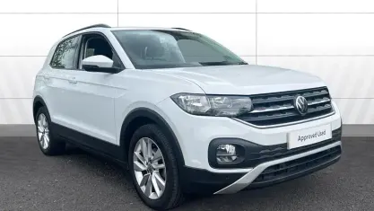 Used VW T-Cross SE 95 HP (69 kW) 2023 Pure white SUV