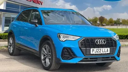 Used Audi Q3 Black Edition 150 HP (110 kW) 2022 Blue SUV