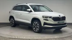 Moon white metallic Used 2022 Skoda Karoq SE L SUV | £23,158 (Fair price)