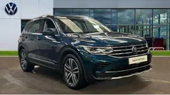 Blue Used 2021 VW Tiguan Elegance SUV | £22,931 (Fair price)