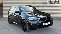 Black Used 2017 BMW X5 M Sport SUV | £23,917 (Fair price)