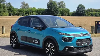 Used Citroën C3 PureTech 83 HP (61 kW) 2021 Blue Hatchback
