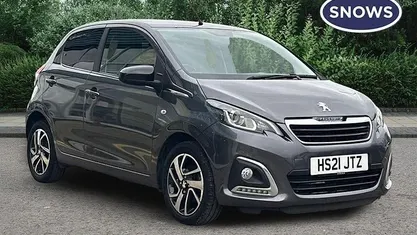 Grey Used 2021 Peugeot 108 Allure Hatchback | £7,995 (Fair price)