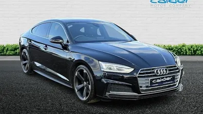 Used Audi A5 Sportback S-Line 190 HP (139 kW) 2018 Black Hatchback