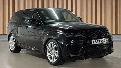 Used Land Rover Range Rover Sport Dynamic 404 HP (297 kW) 2021 Santorini black SUV