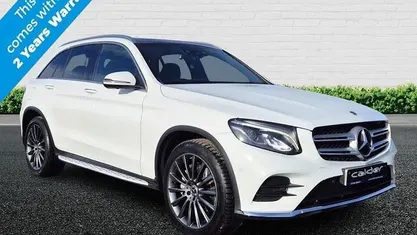 White Used 2017 Mercedes GLC250 AMG Line Premium Estate | £17,750 (Fair price)