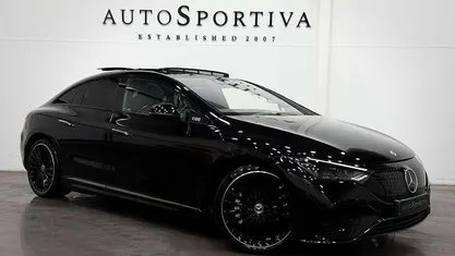 Used Mercedes EQE350 AMG line 214 kW (292 HP) 2024 Black Sedan