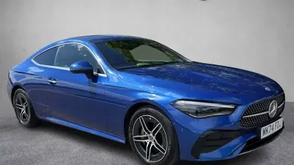 Used Mercedes CLE200 AMG line 204 HP (150 kW) 2024 Blue Coupe