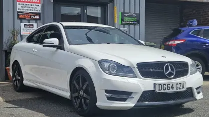 Used Mercedes C220 Sport Edition 170 HP (125 kW) 2014 White Coupe