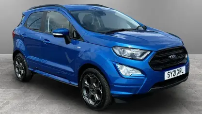 Used Ford Ecosport ST-Line 125 HP (91 kW) 2021 Blue SUV
