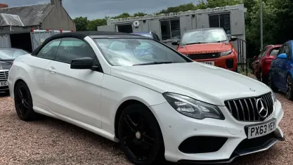 Used Mercedes E220 AMG 170 HP (125 kW) 2013 White Cabriolet
