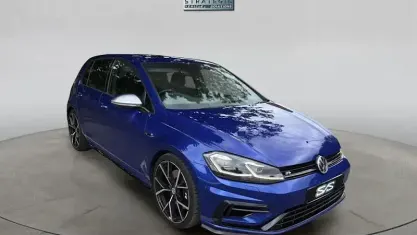 Used VW Golf VII R 310 HP (228 kW) 2018 Blue Hatchback