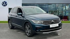 Blue Used 2022 VW Tiguan Elegance SUV | £23,187 (Fair price)