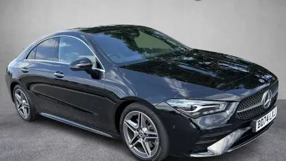 Used Mercedes CLA200 AMG line 163 HP (119 kW) 2024 Black Coupe
