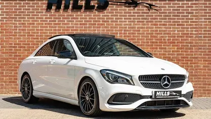 Begagnad Mercedes CLA180 AMG line 122 HK (89 kW) 2017 Vit Sedan