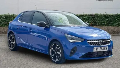 Used Vauxhall Corsa Elite 101 HP (74 kW) 2021 Blue Hatchback