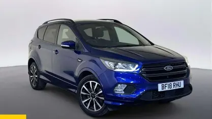 Used Ford Kuga ST-Line 120 HP (88 kW) 2018 Blue SUV