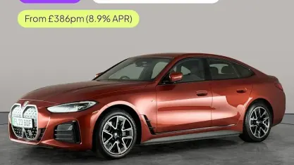 Used BMW i4 M Sport 250 kW (340 HP) 2023 Orange Sedan