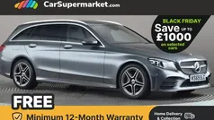 Grey Used 2019 Mercedes C220 AMG line Estate | £16,797 (Fair price)