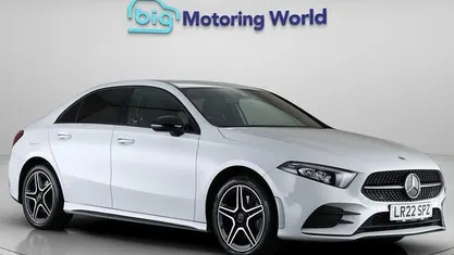 Used Mercedes A250 AMG line 259 HP (190 kW) 2022 White Sedan