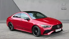 Red Used 2024 Mercedes CLA200 AMG Line Premium Plus Coupe | £33,004 (Fair price)
