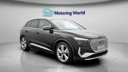Used Audi Q4 e-tron S-Line 150 kW (204 HP) 2022 Black SUV