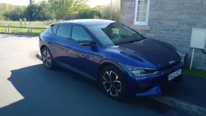 Used Kia EV6 GT-Line 239 kW (325 HP) 2022 Blue SUV