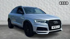 Floret silver, metallic Used 2018 Audi Q3 Black Edition SUV | £18,110 (Fair price)