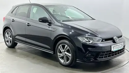 Used VW Polo R-line 95 HP (69 kW) 2022 Black Hatchback