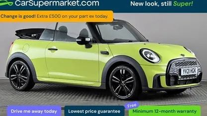 Used Mini Cooper Cabriolet Sport 136 HP (100 kW) 2021 Yellow Cabriolet