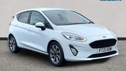 Used Ford Fiesta Trend 125 HP (91 kW) 2021 White Hatchback