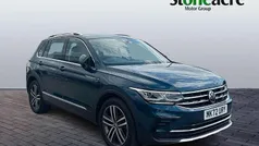 Blue Used 2022 VW Tiguan Elegance SUV | £27,495 (Fair price)