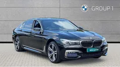 Black Used 2018 BMW 740 M Sport Sedan | £22,650 (Fair price)