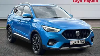 Used MG ZS Exclusive 106 HP (77 kW) 2021 Blue SUV