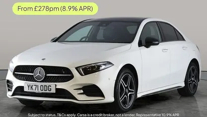 White Used 2021 Mercedes A250 AMG Line Premium Plus Sedan | £19,203 (Fair price)