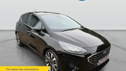 Used Ford Fiesta Titanium X 125 HP (91 kW) 2022 Black Hatchback